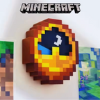 Reloj de minecraft para el hogar